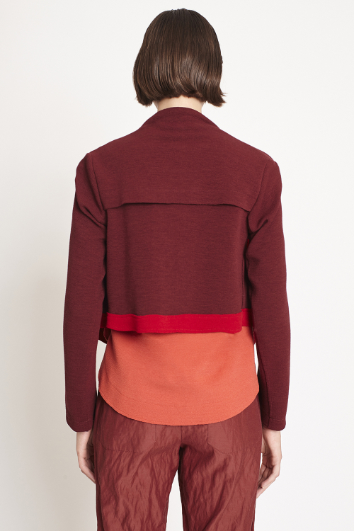 Fit — Jaqueta Bouclê Bicolor