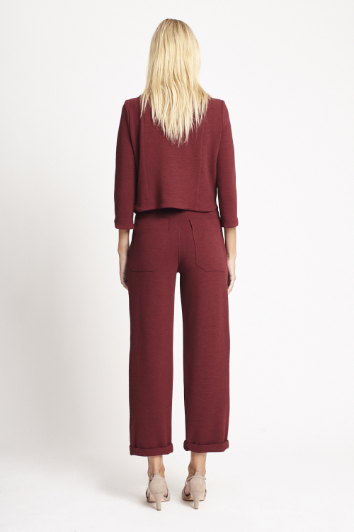 Fit — Calça Bouclê Com Cinto Estreito