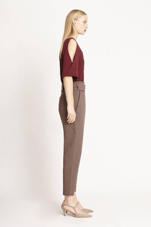 Fit — Calça Bouclê Básica Com Cinto