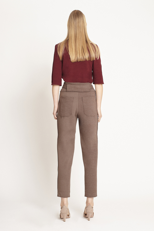 Fit — Calça Bouclê Básica Com Cinto
