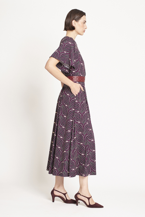 Fit — Saia Jersey Est Panton Midi