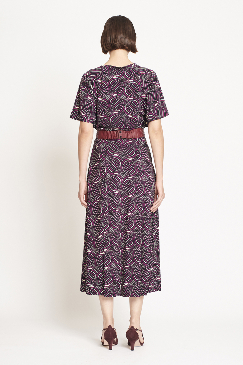 Fit — Saia Jersey Est Panton Midi