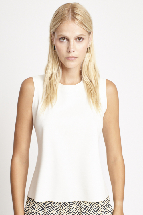 Fit — Blusa Malha Dupla Leve Basque Costas