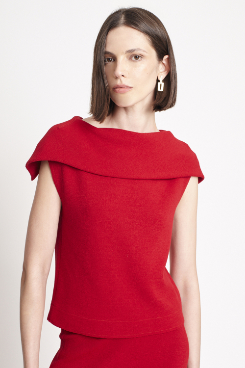 Fit — Blusa Bouclê Ombro A Ombro