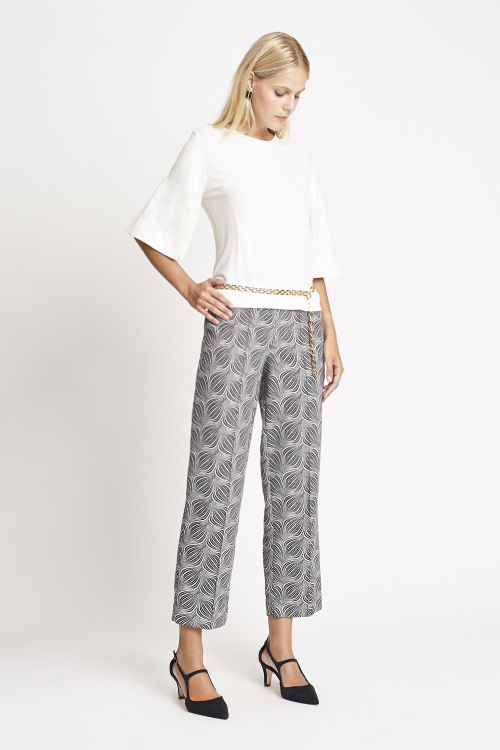 Fit — Calça Jacquard Panton