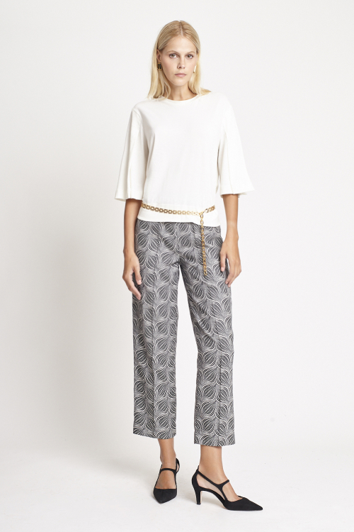 Fit — Calça Jacquard Panton