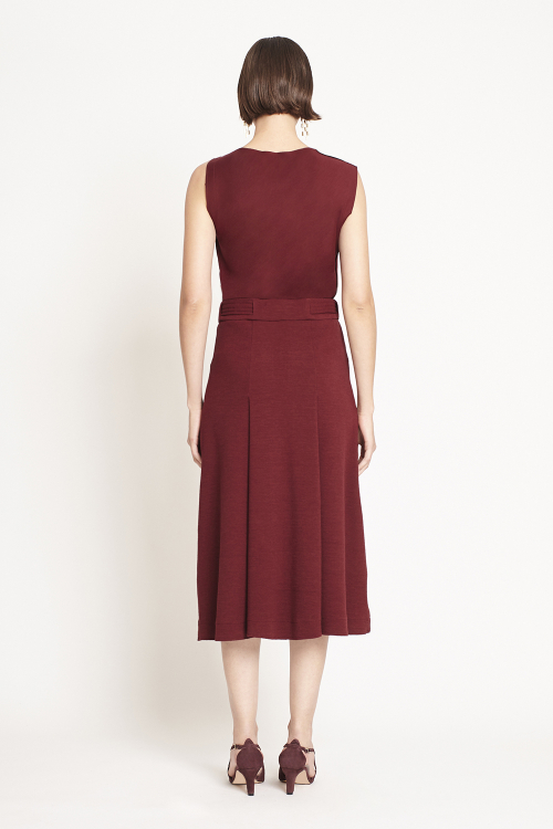 Fit — Saia Boucle Com Cinto Largo