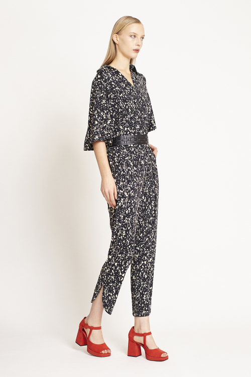 Fit — Blusa Jersey Est Camuflagem Gola
