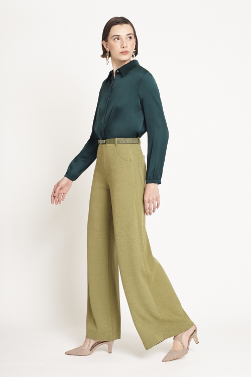Fit — Calça Bouclê Pantalona