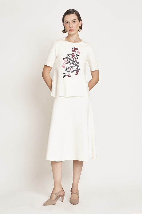 Fit — Blusa Duplo Leve Silk Ramalhete