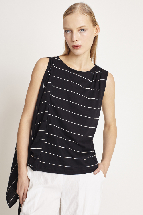 Fit — Blusa Malha Listrada