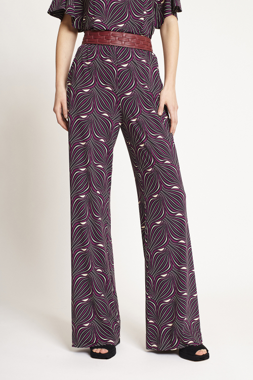 Fit — Calça Jersey Estampa Panton