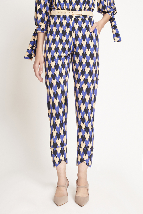 Fit — Calça Jersey Estampa Tressê