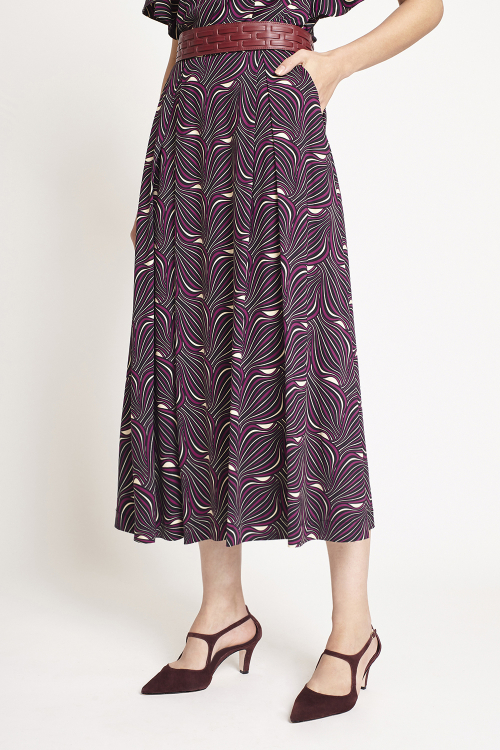Fit — Saia Jersey Est Panton Midi