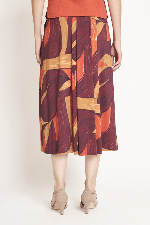 Fit — Saia Jersey Estampa Pintura