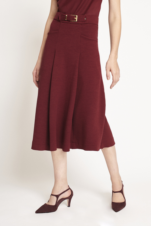 Fit — Saia Boucle Com Cinto Largo