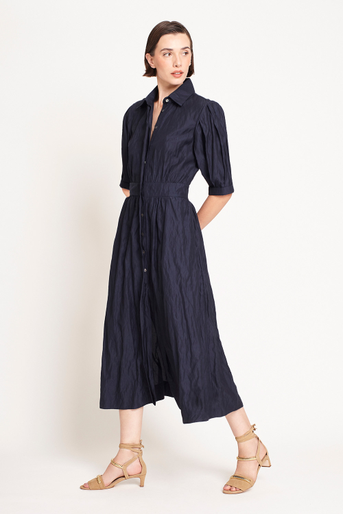 Fit — Vestido Viscose Metal