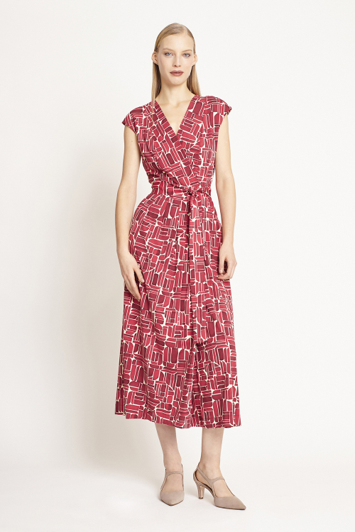 Fit — Vestido Jersey Estampa Painel