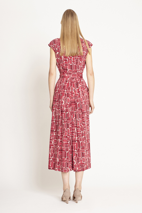 Fit — Vestido Jersey Estampa Painel
