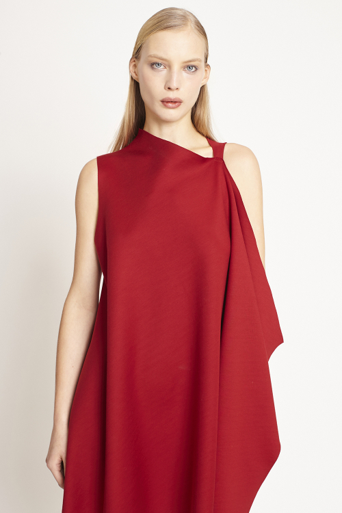 Fit — Vestido Malha Dupla Leve Amplo