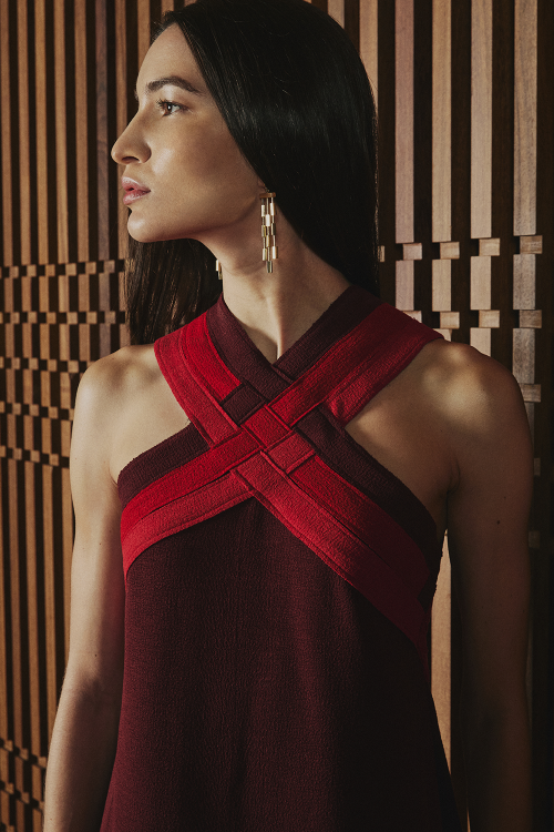 Fit — Vestido Bouclê Tressê Curto