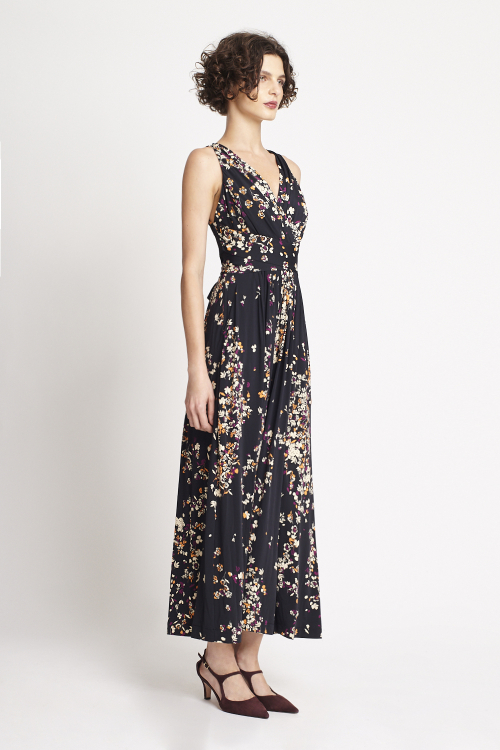 Fit — Vestido Jersey Estampa Ramalhete