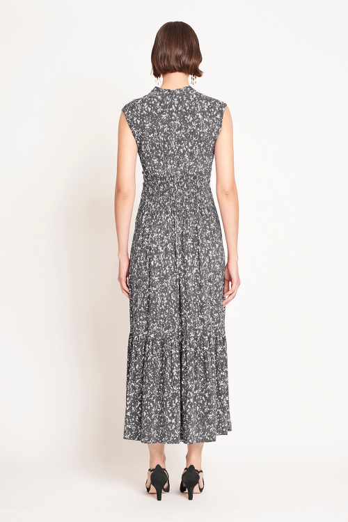 Fit — Vestido Jersey Camuflagem Lastéx Cintura