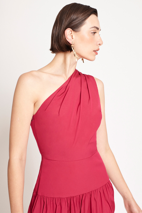 Fit — Vestido Tricoline Ombro Só