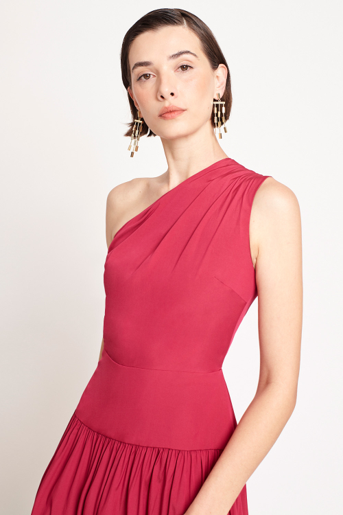 Fit — Vestido Tricoline Ombro Só