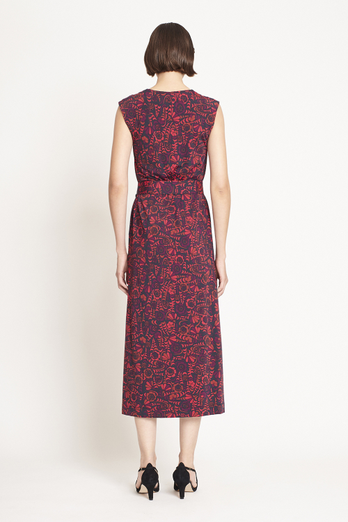 Fit — Vestido Jersey Estampa Festival Midi