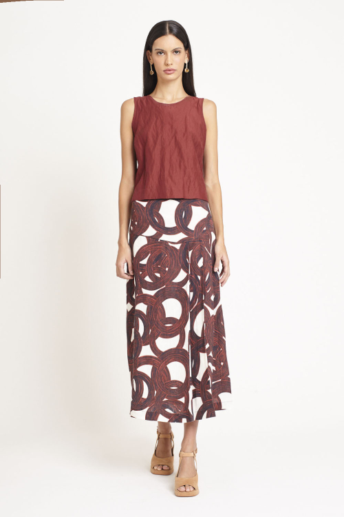 blusa viscose metal