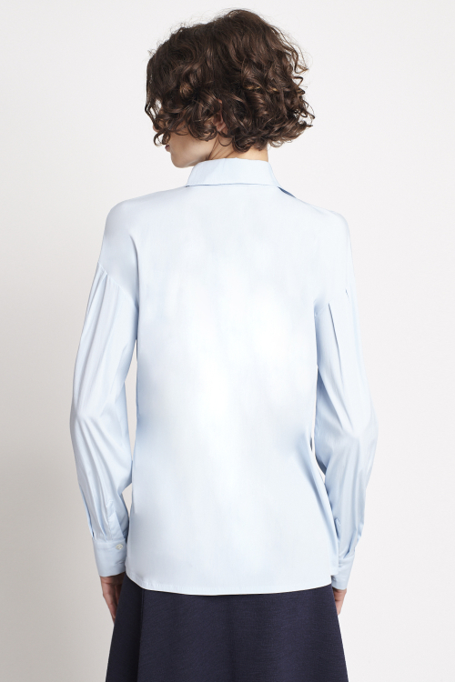 Fit — Camisa Tricoline Ombro Deslocado