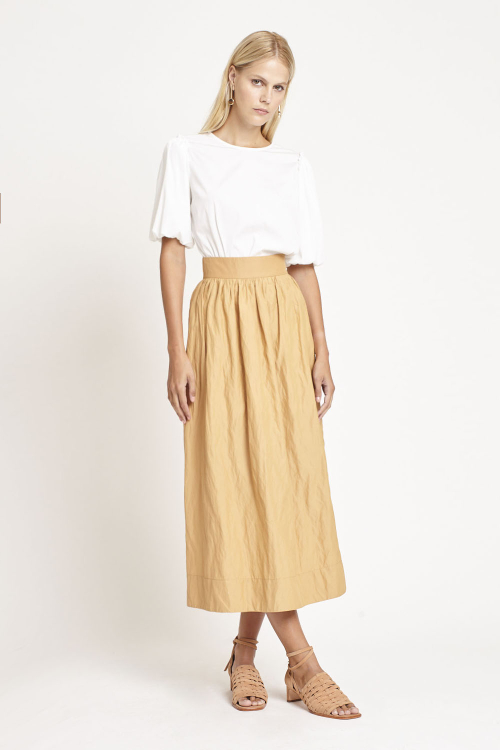Fit — Blusa Tricoline Manga Balone