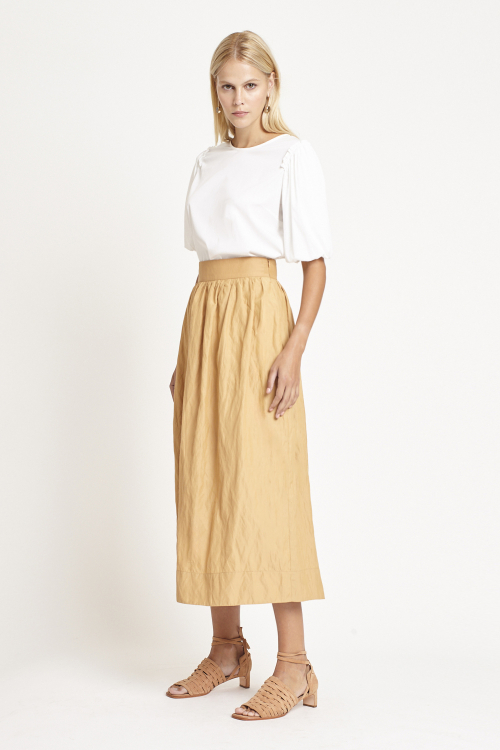 Fit — Blusa Tricoline Manga Balone