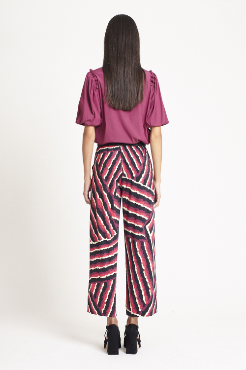 Fit — Calça Jersey Estampa Paisagem Gráfica