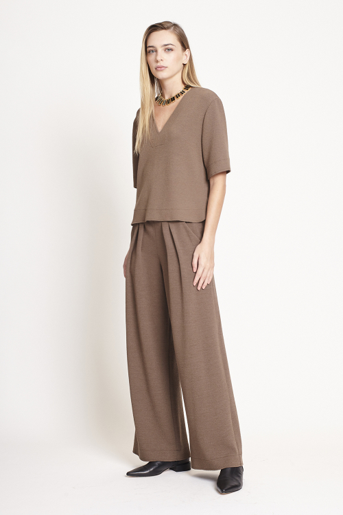 Fit — Blusa Bouclê Decote V