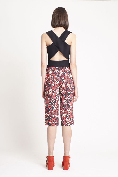 Fit — Bermuda Jersey Estampa Tramado