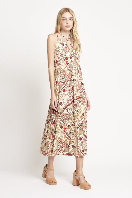 Fit — Vestido Jersey Estampa Parque