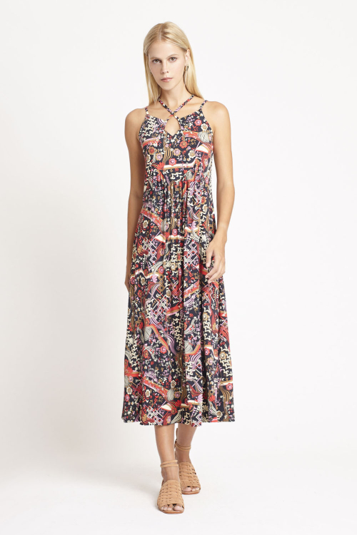 Fit — Vestido Jersey Estampa Parque