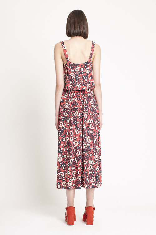 Fit — Vestido Jersey Est Tramado Decote Dobrado