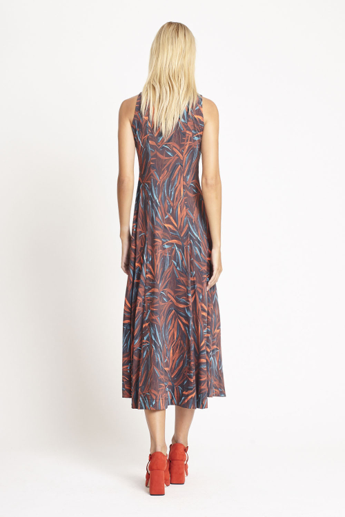 Fit — Vestido Jersey Estampa Bloom Nesgas