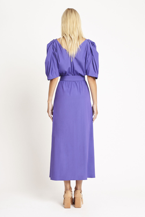 Fit — Vestido Tricoline Prega Saia