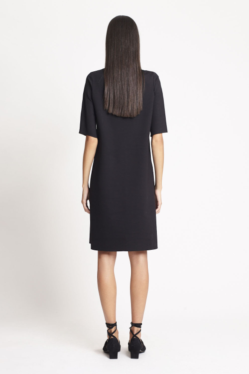 Fit — Vestido Malha Dupla Jardim Secreto Silk