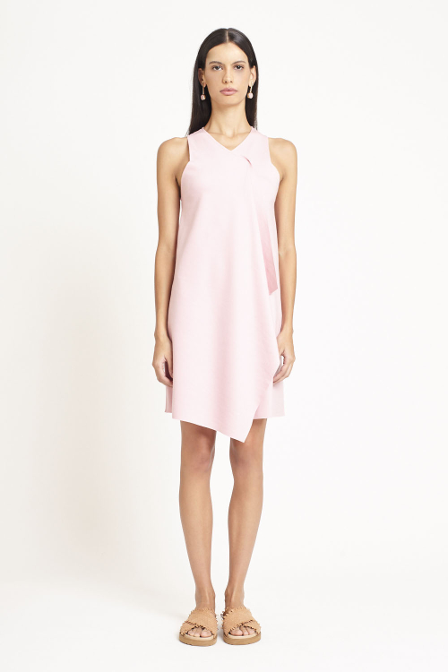 Fit — Vestido Malha Dupla Leve Curto