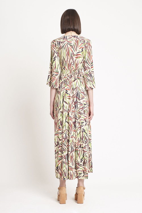 Fit — Vestido Jersey Estampa Bloom Lastex