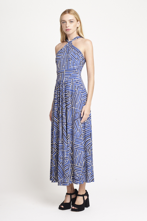 Fit — Vestido Jersey Detalhe Decote