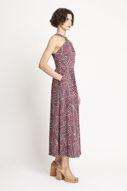 Fit — Vestido Jersey Detalhe Decote