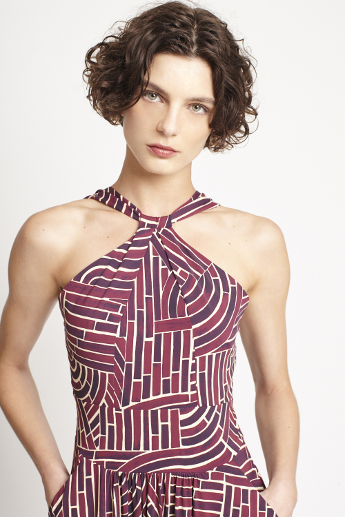 Fit — Vestido Jersey Detalhe Decote