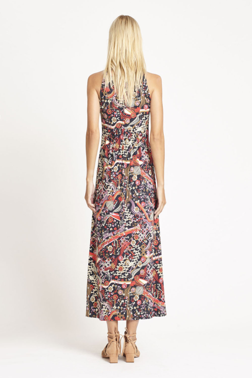 Fit — Vestido Jersey Estampa Parque Sem Manga