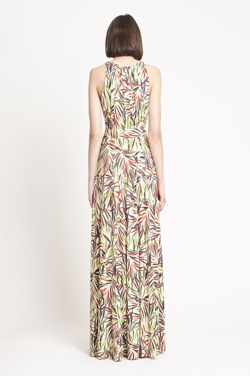 Fit — Vestido Jersey Estampa Bloom Longo